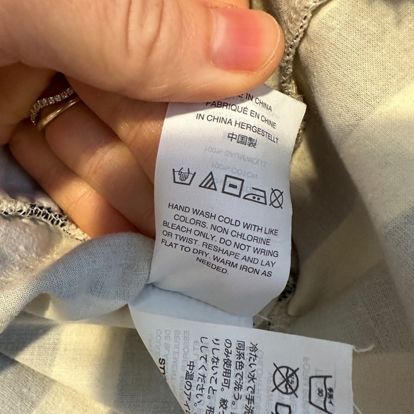 J.Crew Striped Ruffle Peplum Blouse - Picture 5 of 6